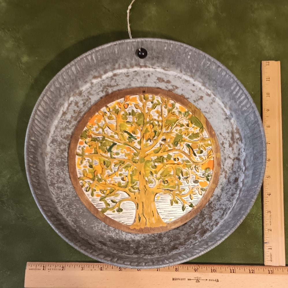 Decorative Wood & Metal Tree Wall Art